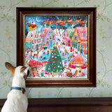 Christmas Flight 1000 Piece Jigsaw Puzzle | eeBoo