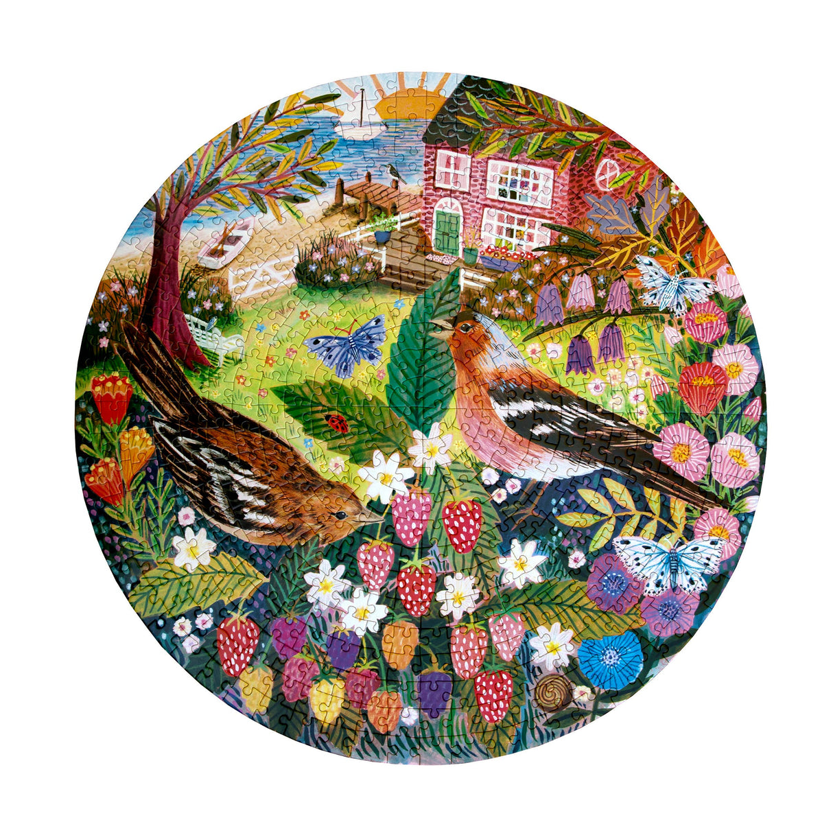 Birds by the Sea 500 Piece Jigsaw Puzzle | eeBoo