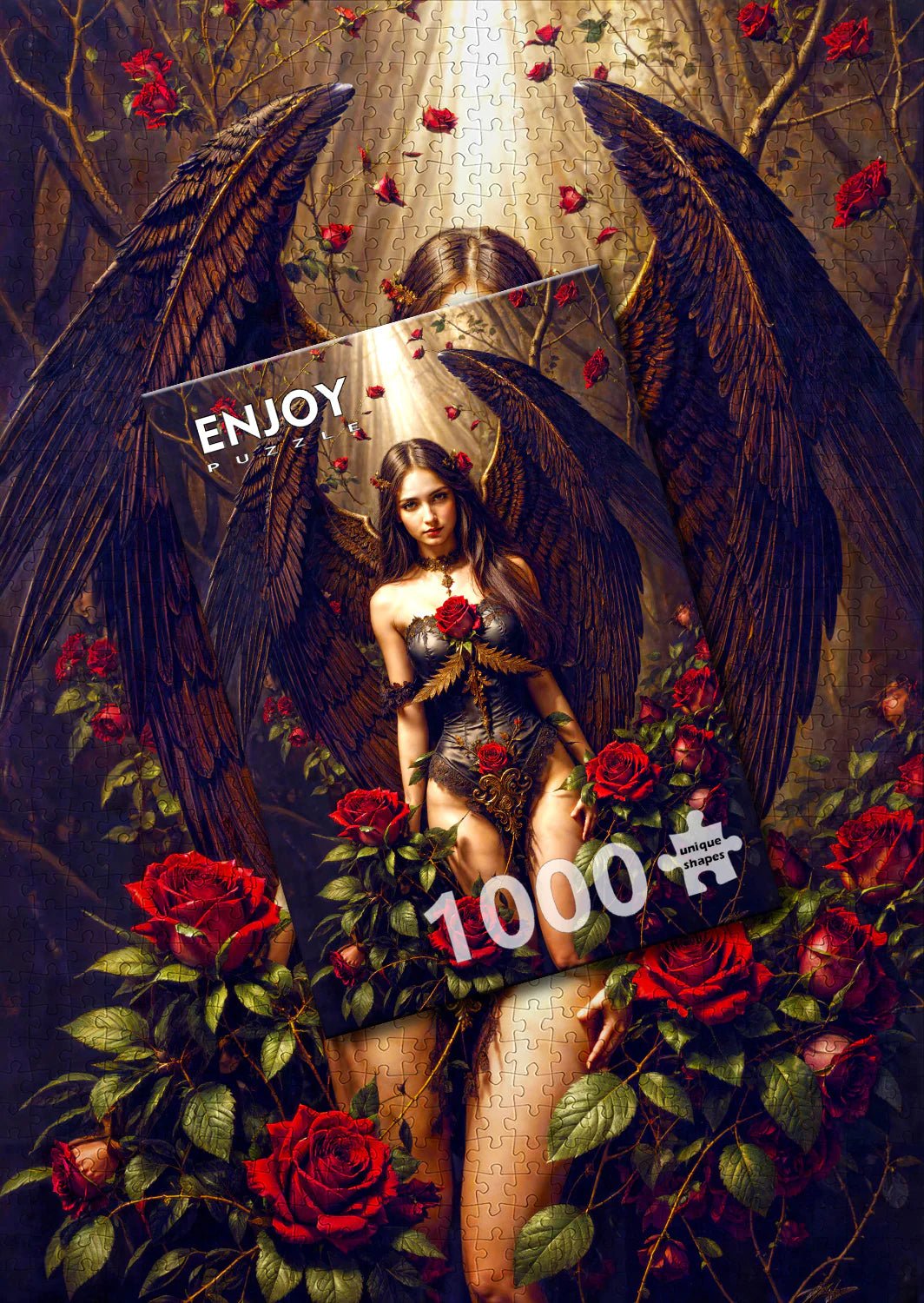 Dark Angel 1000 Piece Jigsaw Puzzle | Enjoy Puzzles - Jigsaw Puzzles - The Puzzle Center