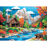 Bear Creek Cabin 1000 Piece Jigsaw Puzzle | Final Piece Puzzles