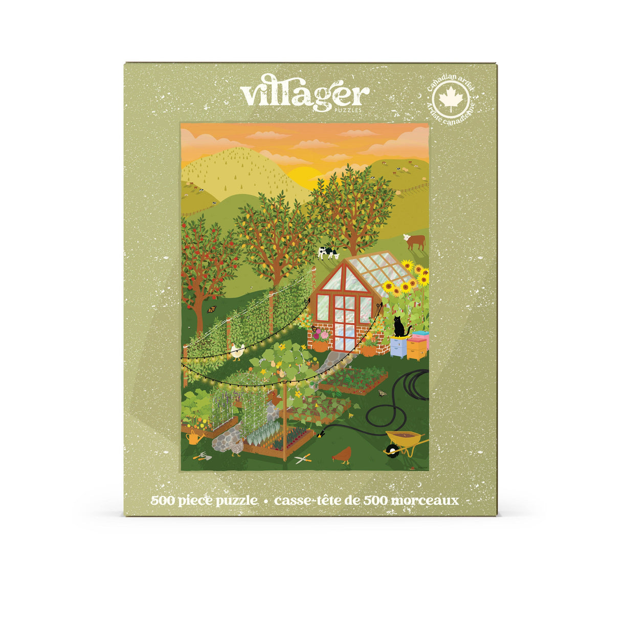Hobby Farm 500 Piece JIgsaw Puzzle | Villager
