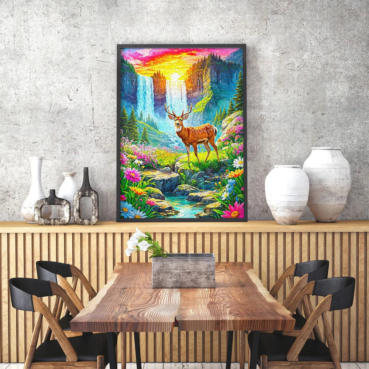 Deer Paradise 1000 Piece Jigsaw Puzzle | Enjoy Puzzles - Jigsaw Puzzles - The Puzzle Center