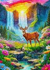 Deer Paradise 1000 Piece Jigsaw Puzzle | Enjoy Puzzles - Jigsaw Puzzles - The Puzzle Center