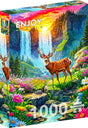 Deer Paradise 1000 Piece Jigsaw Puzzle | Enjoy Puzzles - Jigsaw Puzzles - The Puzzle Center