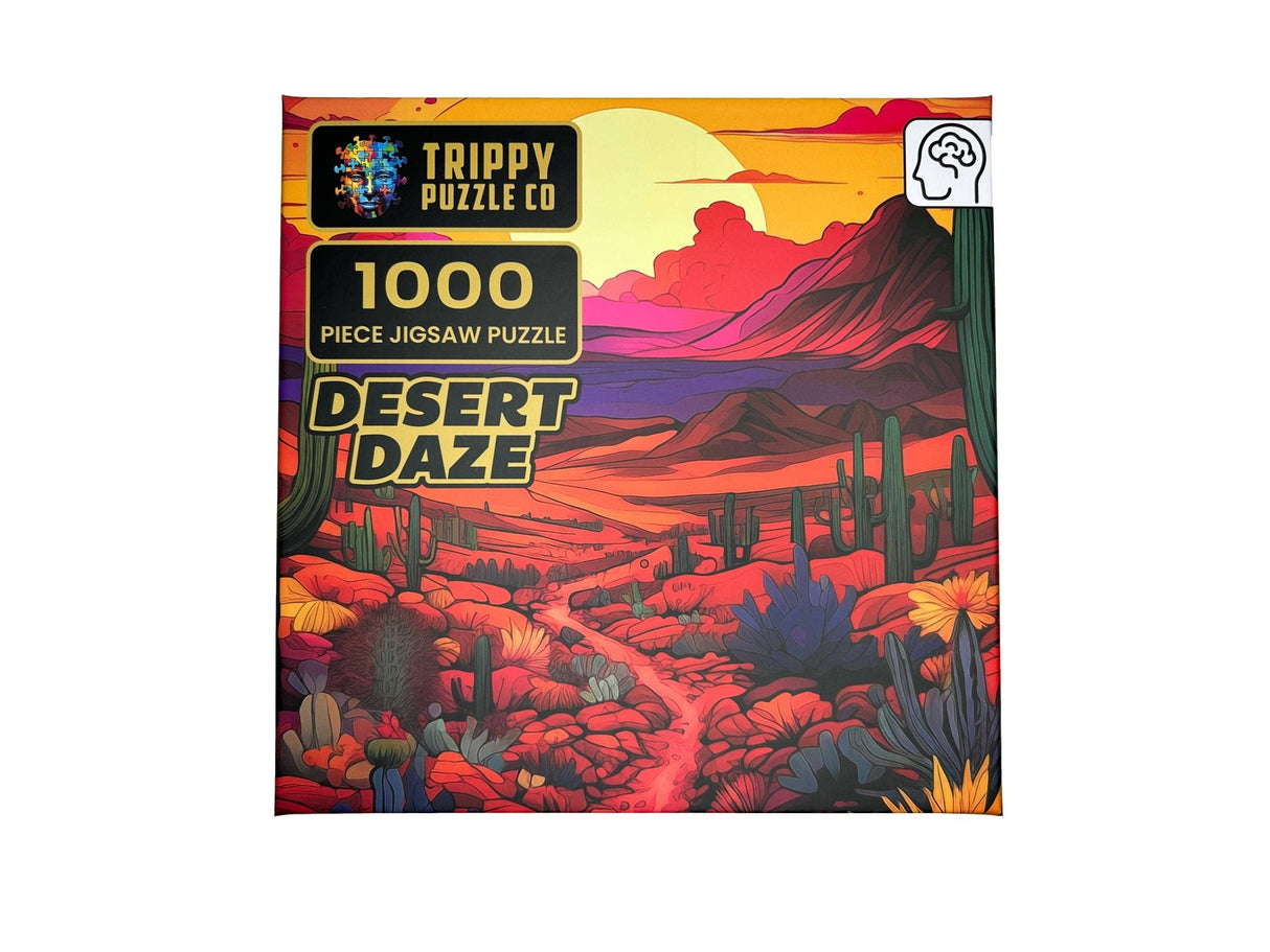 Desert Daze 1000 Piece Jigsaw Puzzle | Trippy Puzzle Co - Jigsaw Puzzles - The Puzzle Center