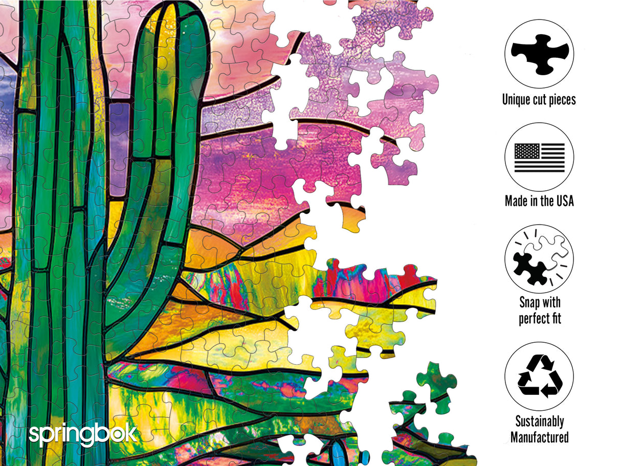 Desert Glow 500 Piece Jigsaw Puzzle | Springbok Puzzles
