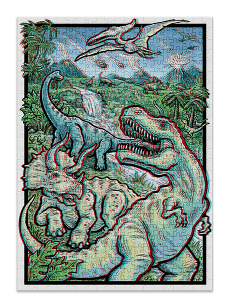 Dinosaurs 500 Piece Jigsaw Puzzles | Cloudberries - Jigsaw Puzzles - The Puzzle Center