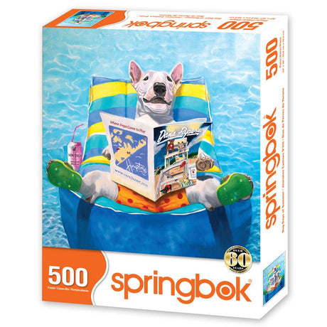 Dog Days Of Summer 500 Piece Jigsaw Puzzle by Springbok Puzzles - Springbok Puzzles - Jigsaw Puzzles - The Puzzle Center