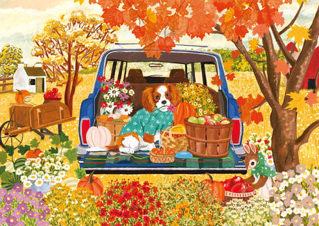 Dog in the Car 1000 Piece Jigsaw Puzzle | Magnolia - Jigsaw Puzzles - The Puzzle Center