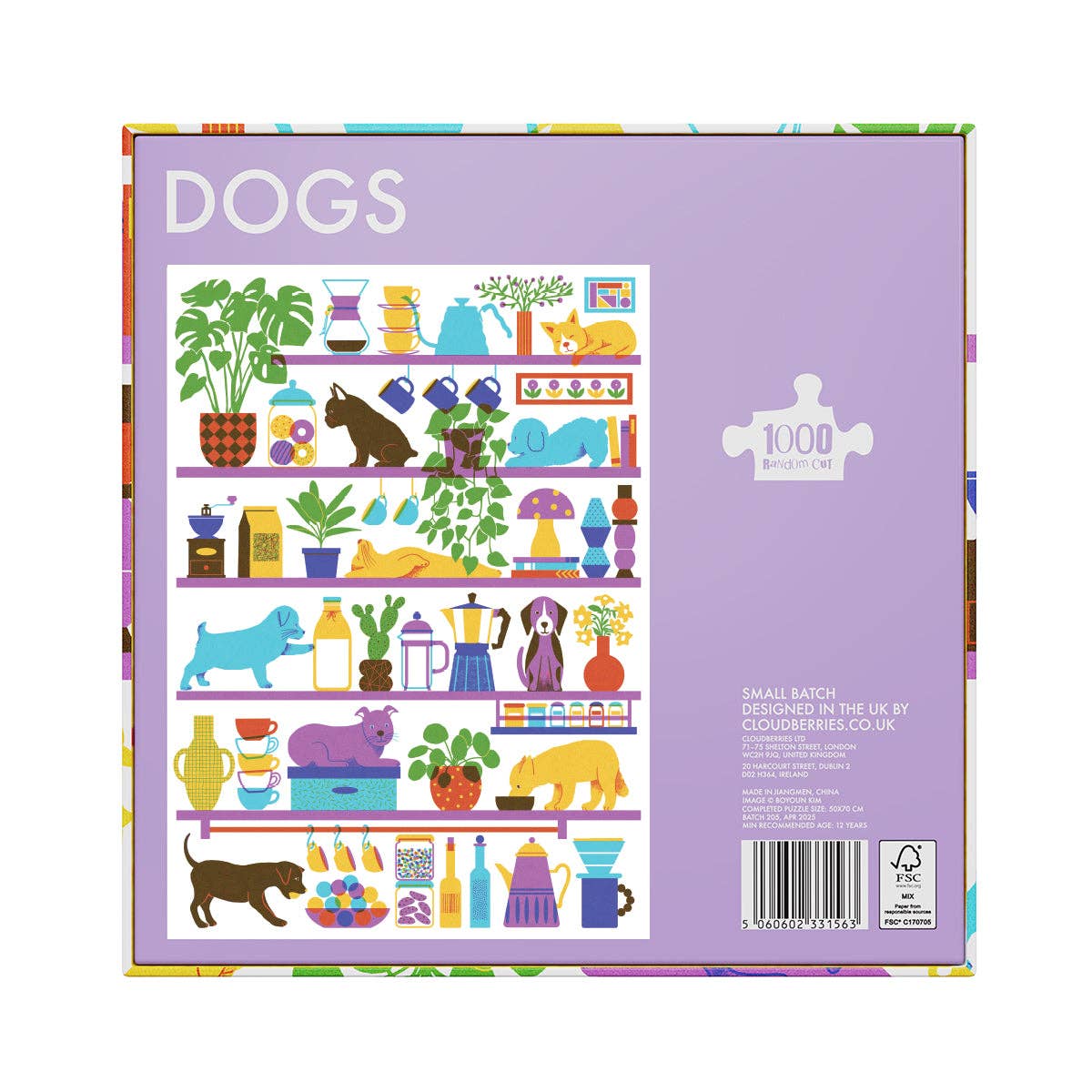 Dogs 1000 Piece Jigsaw Puzzle by Cloudberries - Cloudberries Jigsaw Puzzles - Jigsaw Puzzles - The Puzzle Center