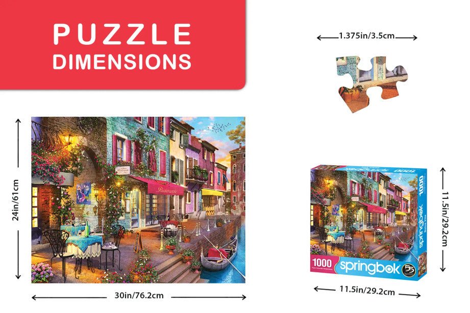 Dolce Vita 1000 Piece Jigsaw Puzzle by Springbok Puzzles - Springbok Puzzles - Jigsaw Puzzles - The Puzzle Center - 