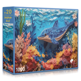 Dolphin Reef 1000 Piece Jigsaw Puzzle | Final Piece Puzzles - Jigsaw Puzzles - The Puzzle Center