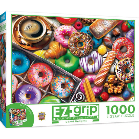 Donut Delights 1000 Piece EZ Grip Jigsaw Puzzle | Masterpieces Puzzles - Jigsaw Puzzles - The Puzzle Center