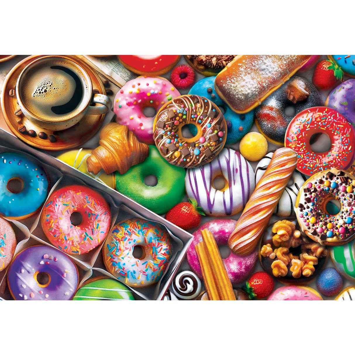 Donut Delights 1000 Piece EZ Grip Jigsaw Puzzle | Masterpieces Puzzles - Jigsaw Puzzles - The Puzzle Center