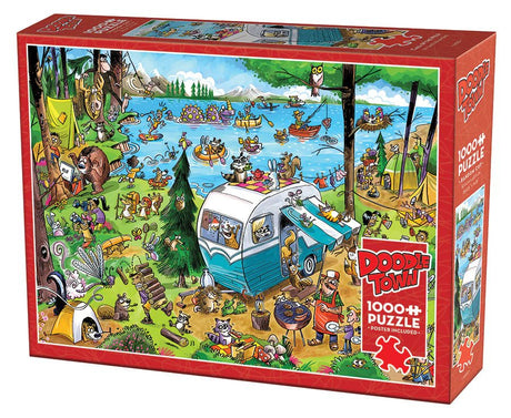 DoodleTown: Call of the Wild 1000 Piece Puzzle by Cobble Hill Puzzles - Cobble Hill Puzzles - Jigsaw Puzzles - The Puzzle Center