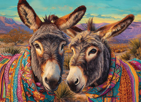 Dos Burros 500 Piece Jigsaw Puzzle | Cobble Hill - Jigsaw Puzzles - The Puzzle Center