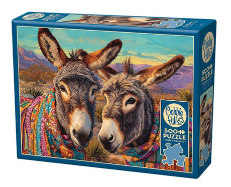 Dos Burros 500 Piece Jigsaw Puzzle | Cobble Hill - Jigsaw Puzzles - The Puzzle Center