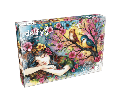 Dreaming In Bloom 1000 Piece Jigsaw Puzzle | Delfy Puzzles - Jigsaw Puzzles - The Puzzle Center