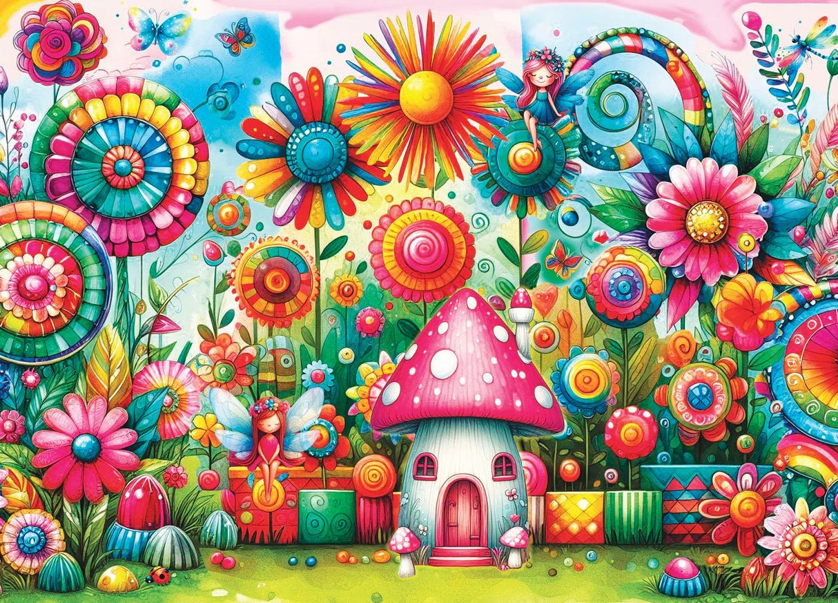 Dreamy Garden 1000 Piece Jigsaw Puzzle | Delfy Puzzles - Jigsaw Puzzles - The Puzzle Center