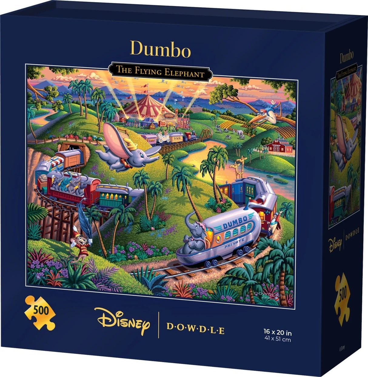 Dumbo The Flying Elephant 500 Piece Jigsaw Puzzle | Dowdle Puzzles - Dowdle - Jigsaw Puzzles - The Puzzle Center