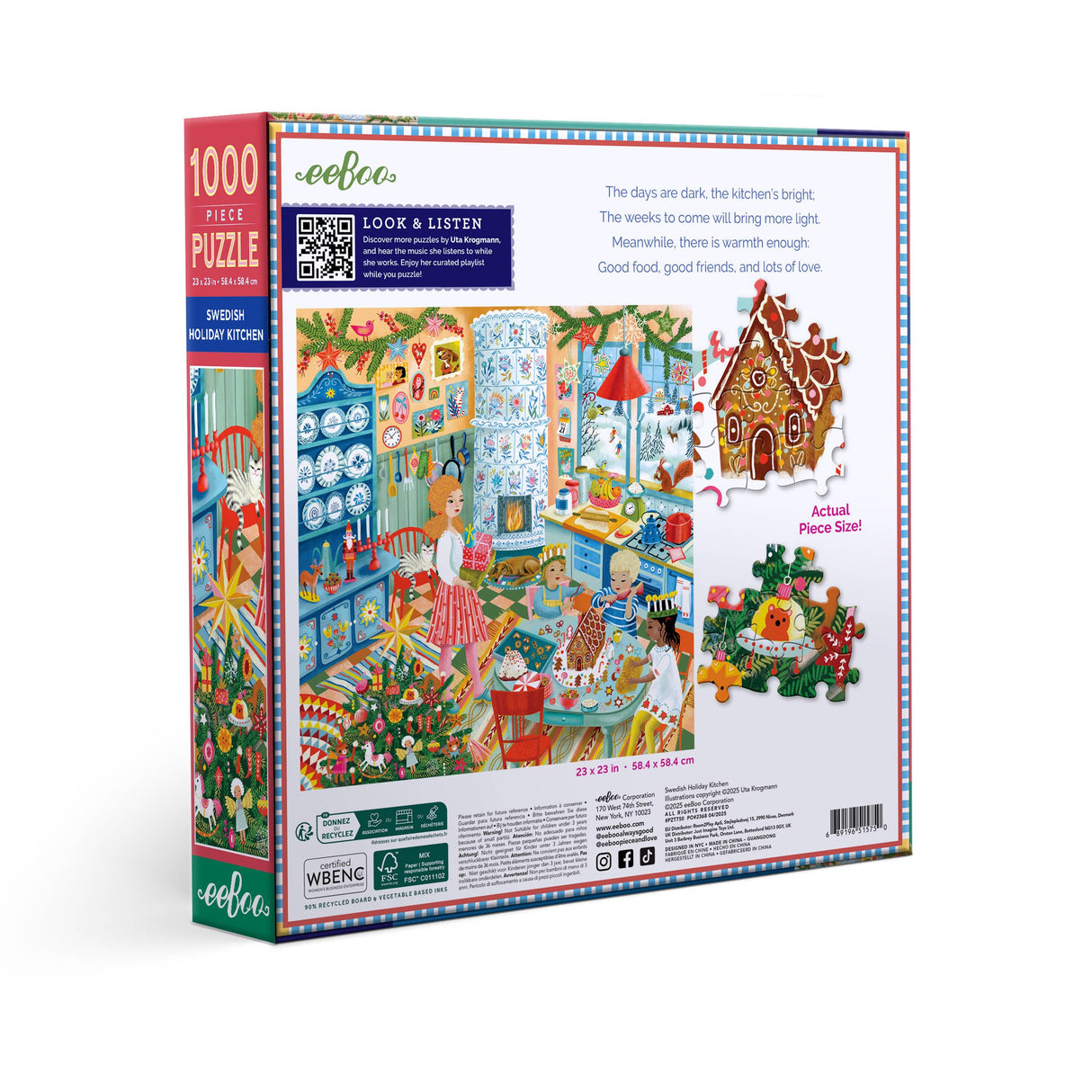 Swedish Holiday Kitchen 1000 Piece Jigsaw Puzzle | eeBoo