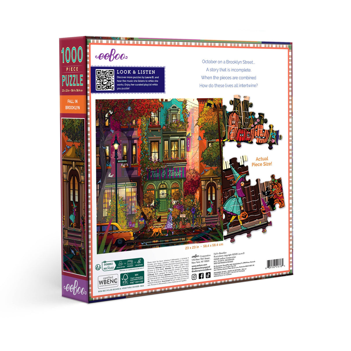 Fall in Brooklyn 1000 Piece Jigsaw Puzzle | eeBoo