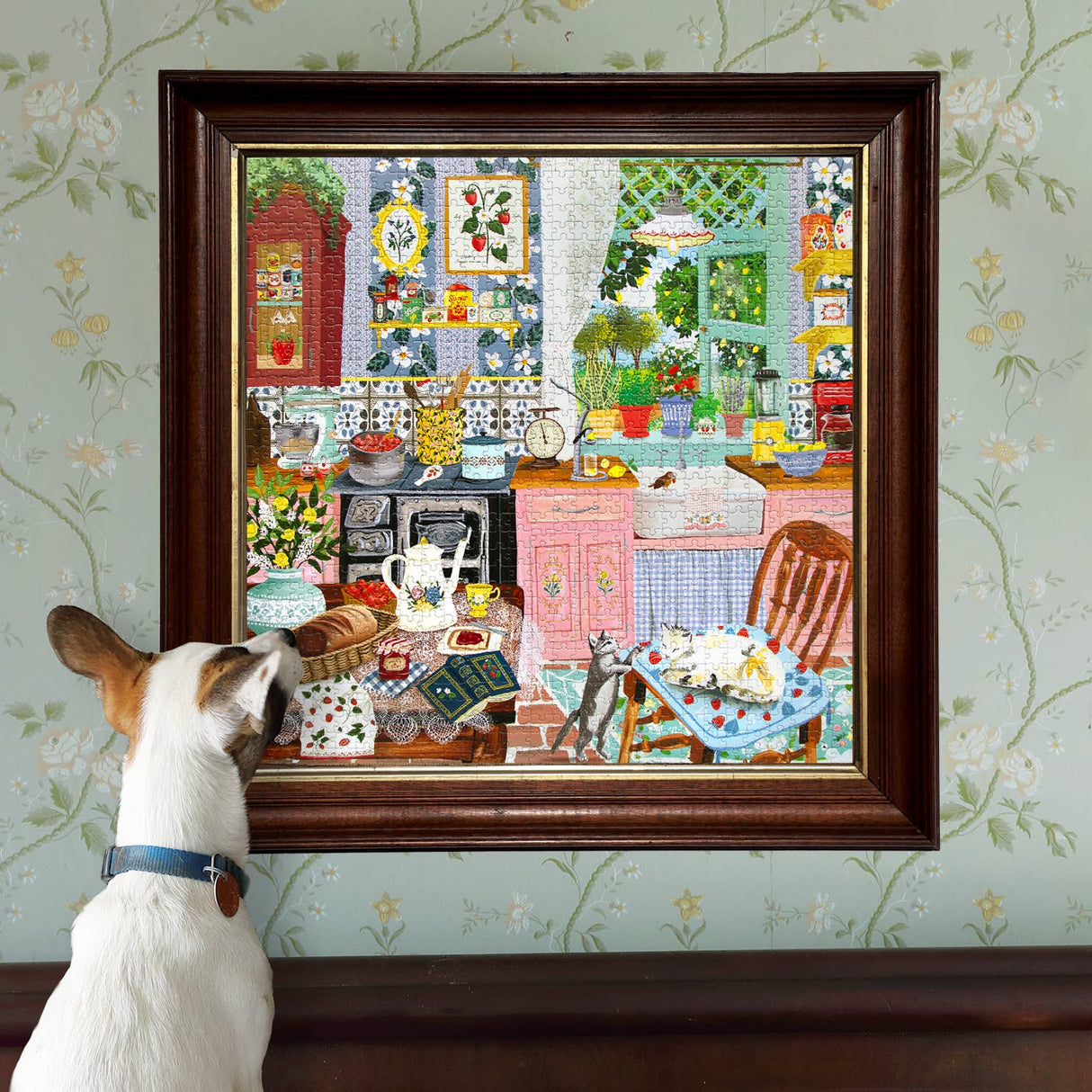 Strawberry Kitchen 1000 Piece Jigsaw Puzzle | eeBoo