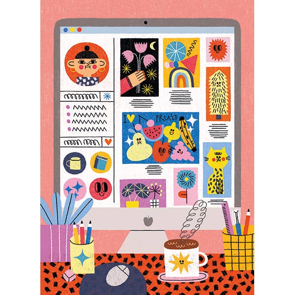 Colourful Portfolio 500 Piece Jigsaw Puzzle | Holiyay