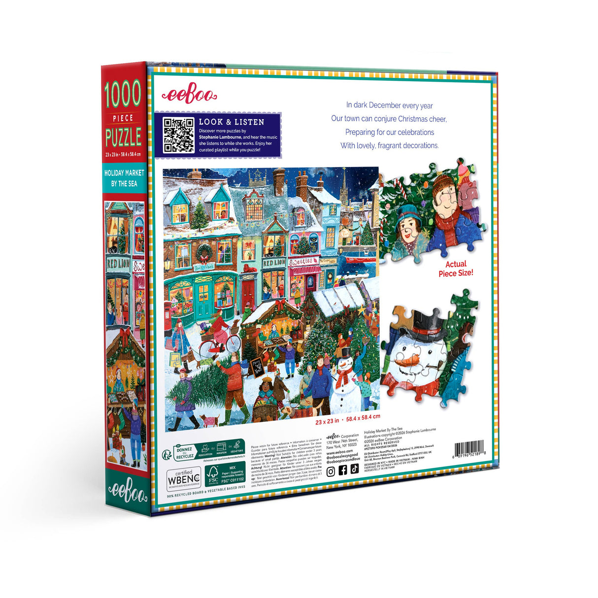 Holiday Market by the Sea 1000 Piece Jigsaw Puzzle | eeBoo