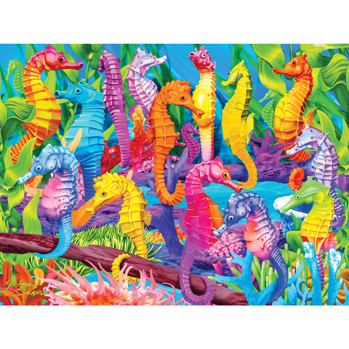 Singing Seahorses Glow in the Dark 300 Piece Puzzle by Masterpieces