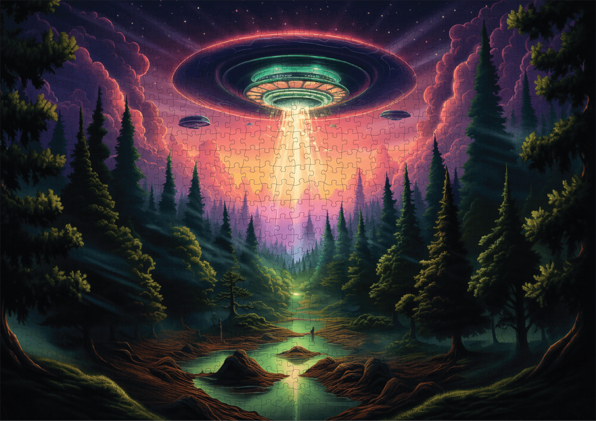 Earthly Encounter 1000 Piece Jigsaw Puzzle | Trippy Puzzle Co - Jigsaw Puzzles - The Puzzle Center