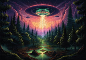 Earthly Encounter 1000 Piece Jigsaw Puzzle | Trippy Puzzle Co - Jigsaw Puzzles - The Puzzle Center