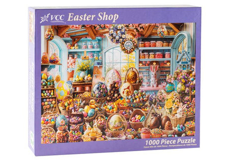 Easter Shop 1000 Piece Jigsaw Puzzle | Vermont Christmas Co - Jigsaw Puzzles - The Puzzle Center