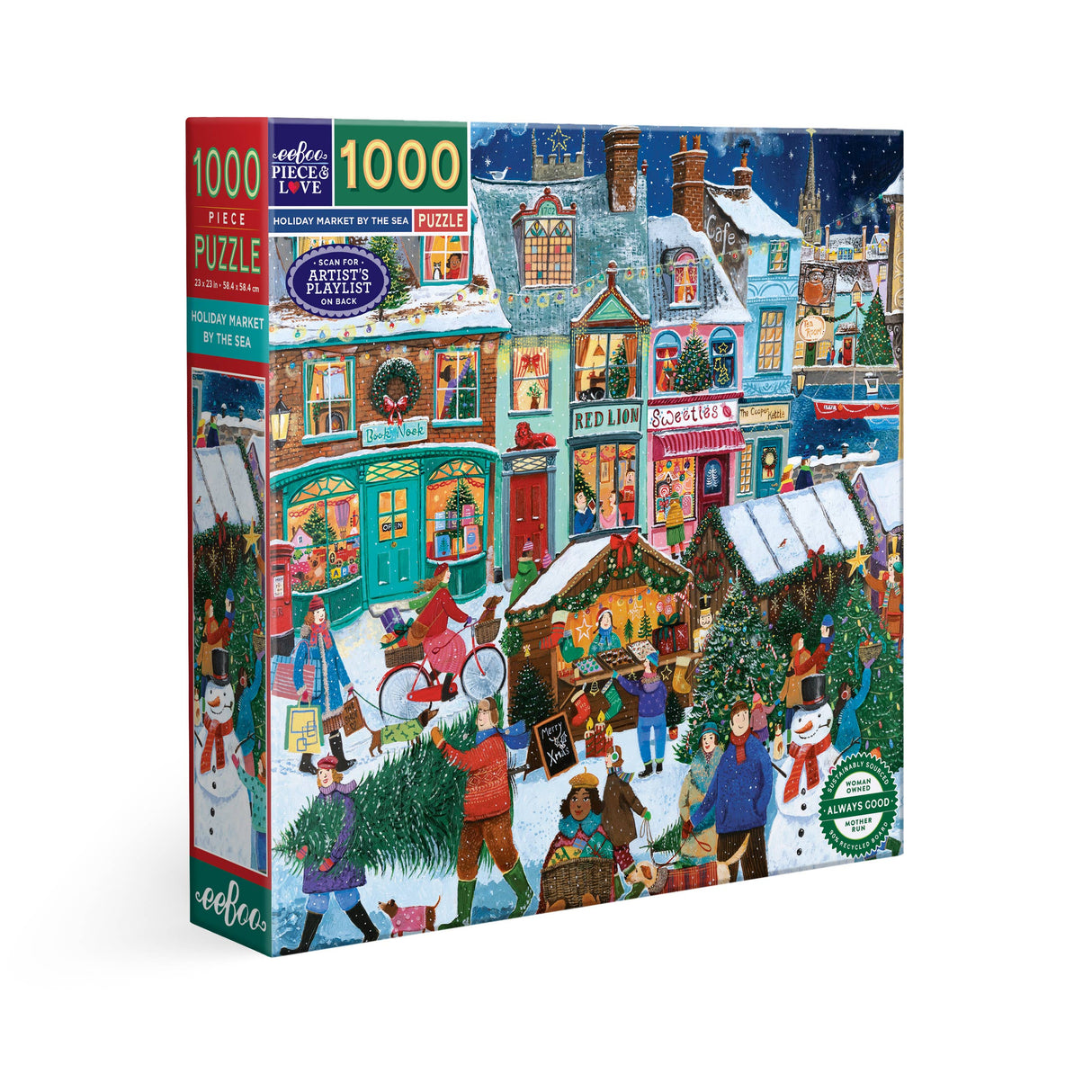 Holiday Market by the Sea 1000 Piece Jigsaw Puzzle | eeBoo