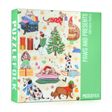 Paws and Presents 500 Piece Jigsaw Puzzle | Puzzlefolk