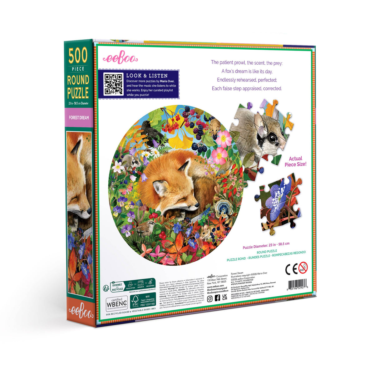 Forest Dream 500 Piece Jigsaw Puzzle | eeBoo