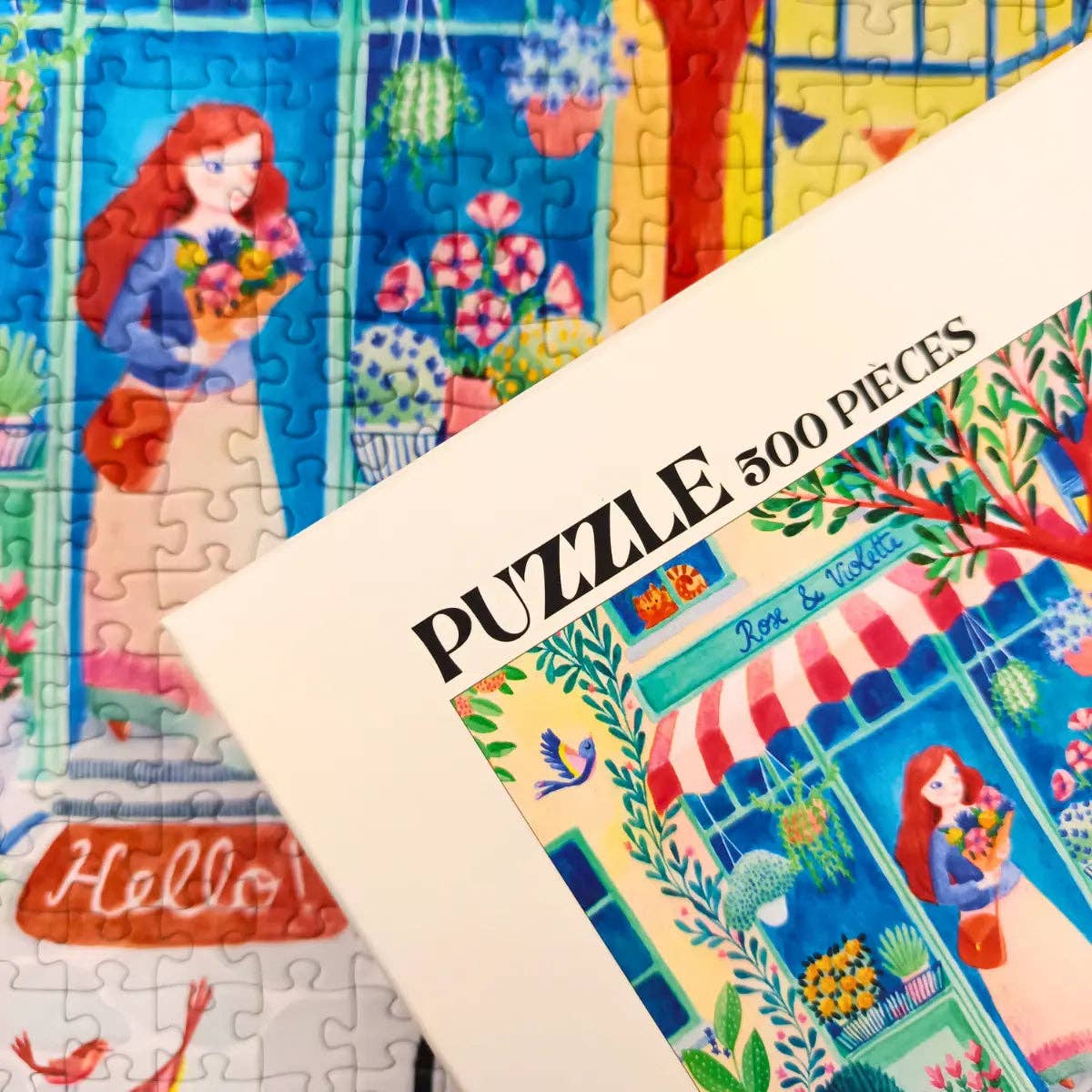 Street of Pretty Things 500 Piece Jigsaw Puzzle | Aparté