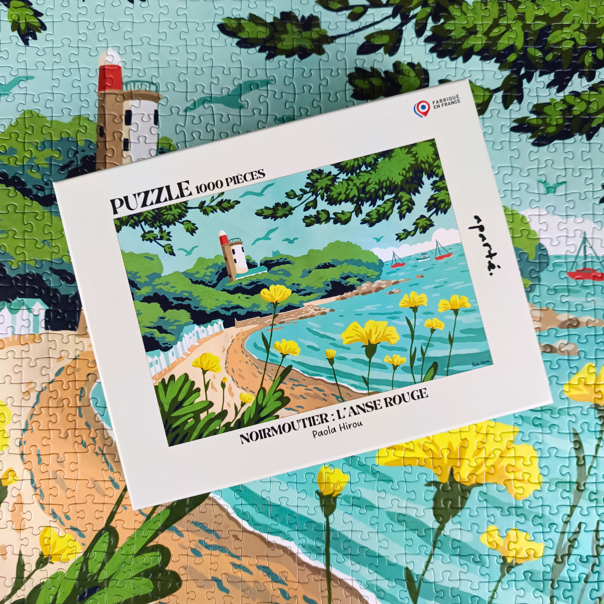 Noirmoutier l'Anse Rouge 1000 Piece Jigsaw Puzzle | Aparté