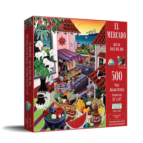 El Mercado 500 Piece Jigsaw Puzzle by SunsOut Puzzles - SunsOut - Jigsaw Puzzles - The Puzzle Center