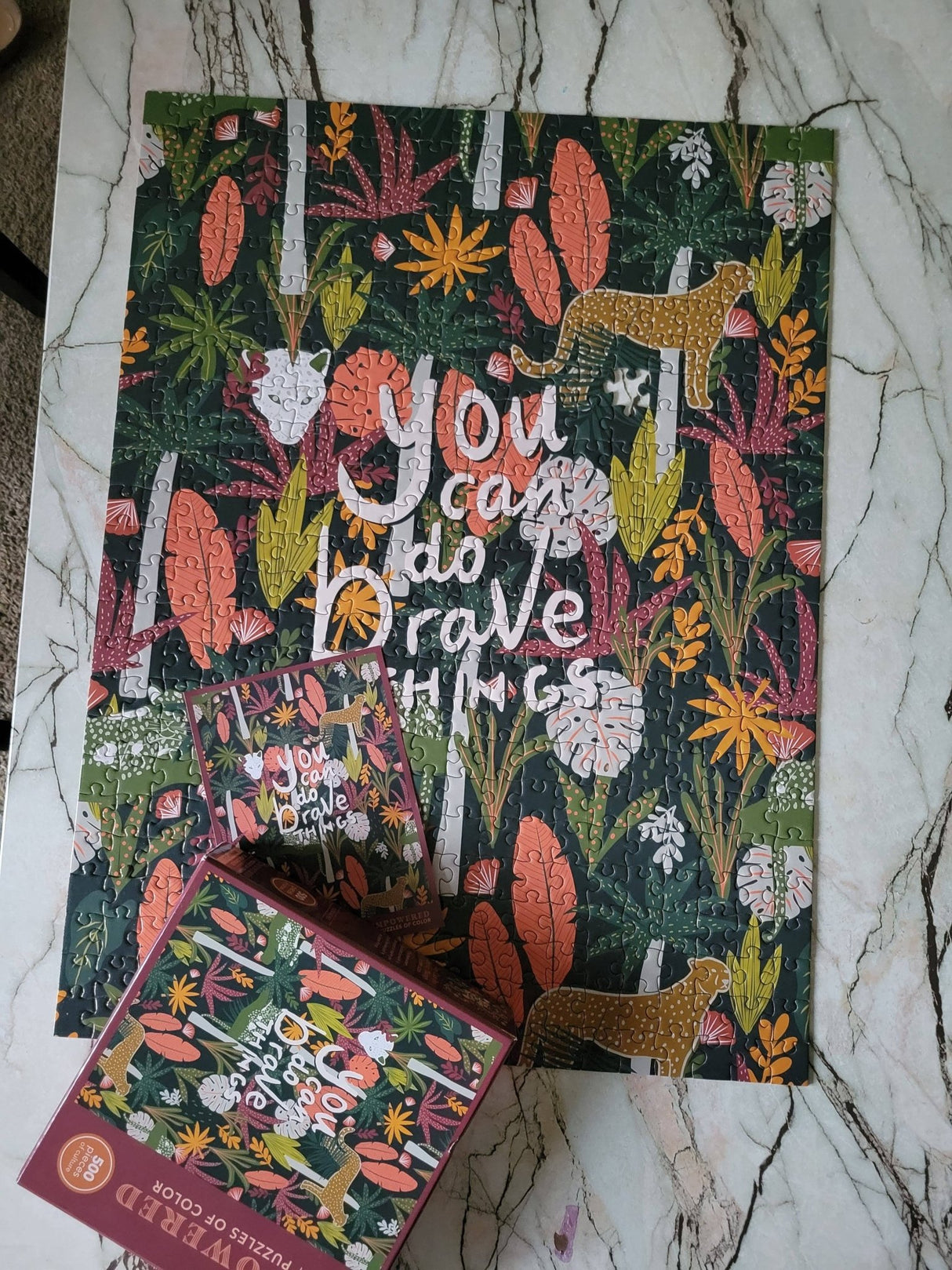 Empowered - You Can Do Brave Things 500 Piece Jigsaw Puzzle by Puzzles of Color | Oris Eddu - Puzzles of Color - Jigsaw Puzzles - The Puzzle Center