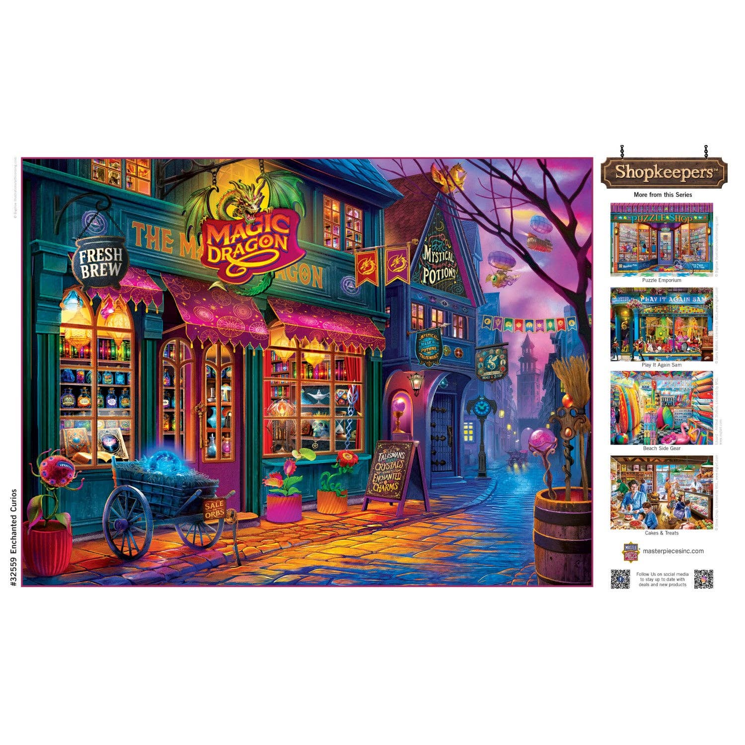 Enchanted Curios Fantasy Puzzle 750 Pc – The Puzzle Center