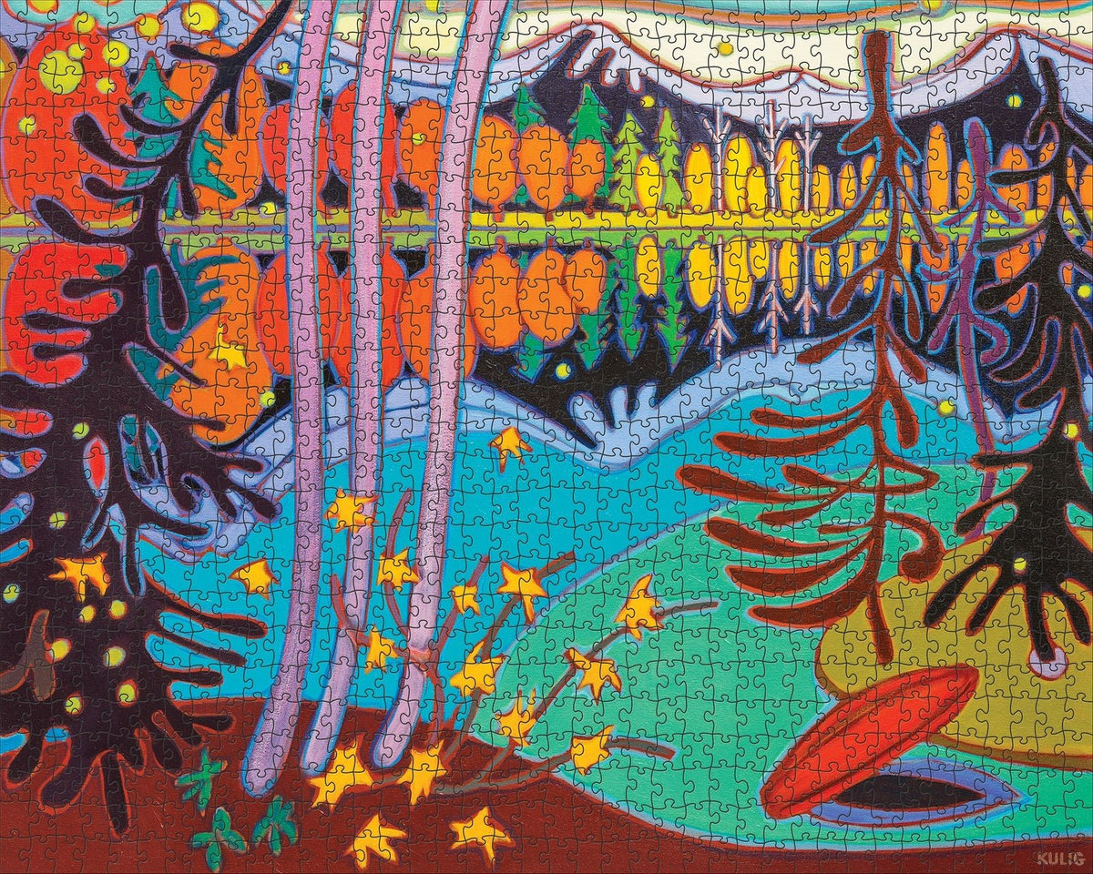 End of Canoe Ride 1000 Piece Jigsaw Puzzle | Pomegranate - Jigsaw Puzzles - The Puzzle Center