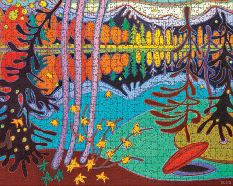 End of Canoe Ride 1000 Piece Jigsaw Puzzle | Pomegranate - Jigsaw Puzzles - The Puzzle Center