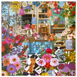 English Flower Shop 1000 Piece Jigsaw Puzzle | eeBoo - Jigsaw Puzzles - The Puzzle Center