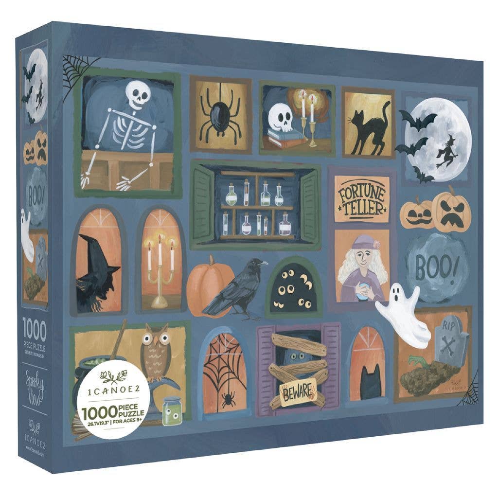 Spooky View 1000 Piece Halloween Jigsaw Puzzle | 1Canoe2