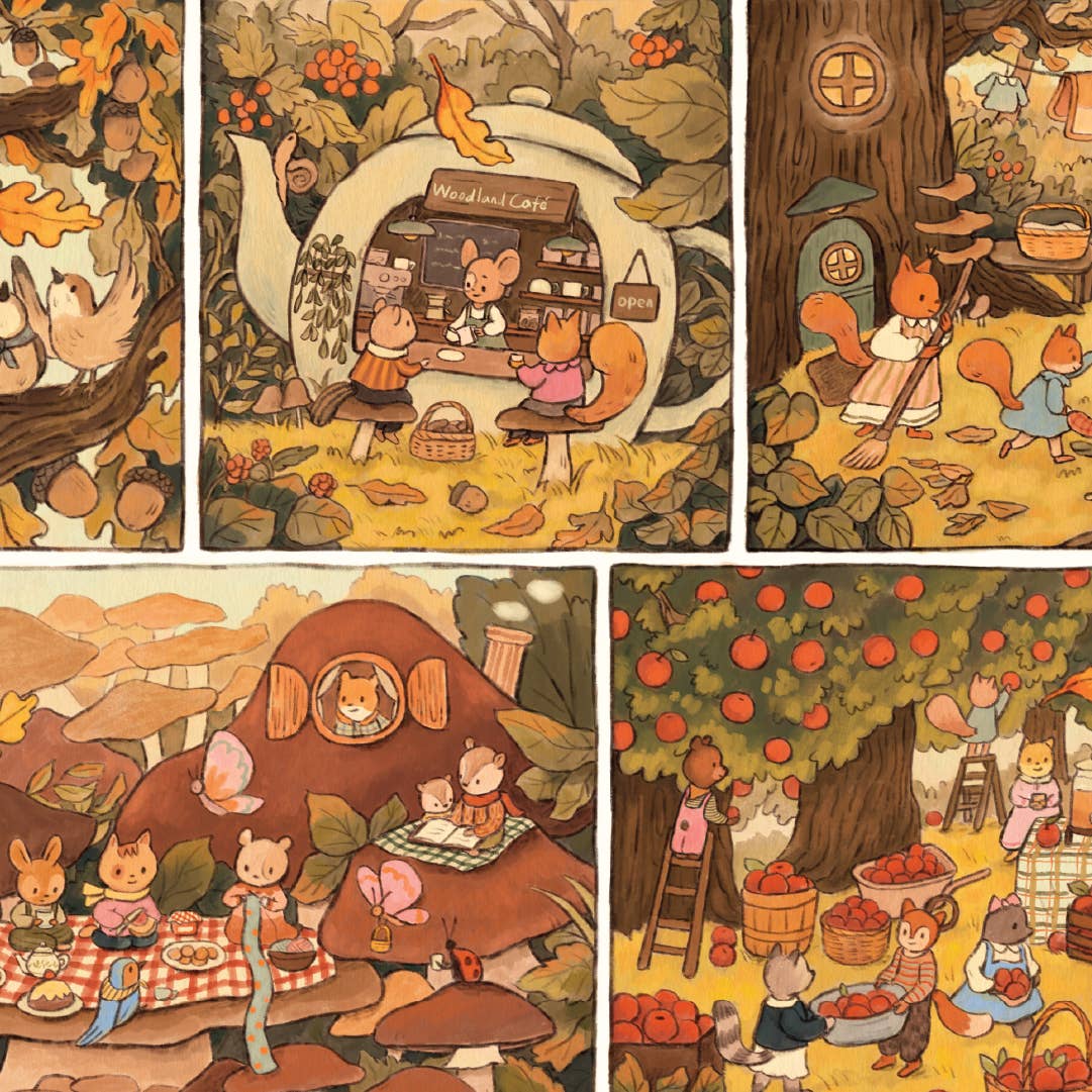 Golden Forest 1000 Piece Jigsaw Puzzle | Soonness