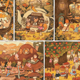Golden Forest 1000 Piece Jigsaw Puzzle | Soonness