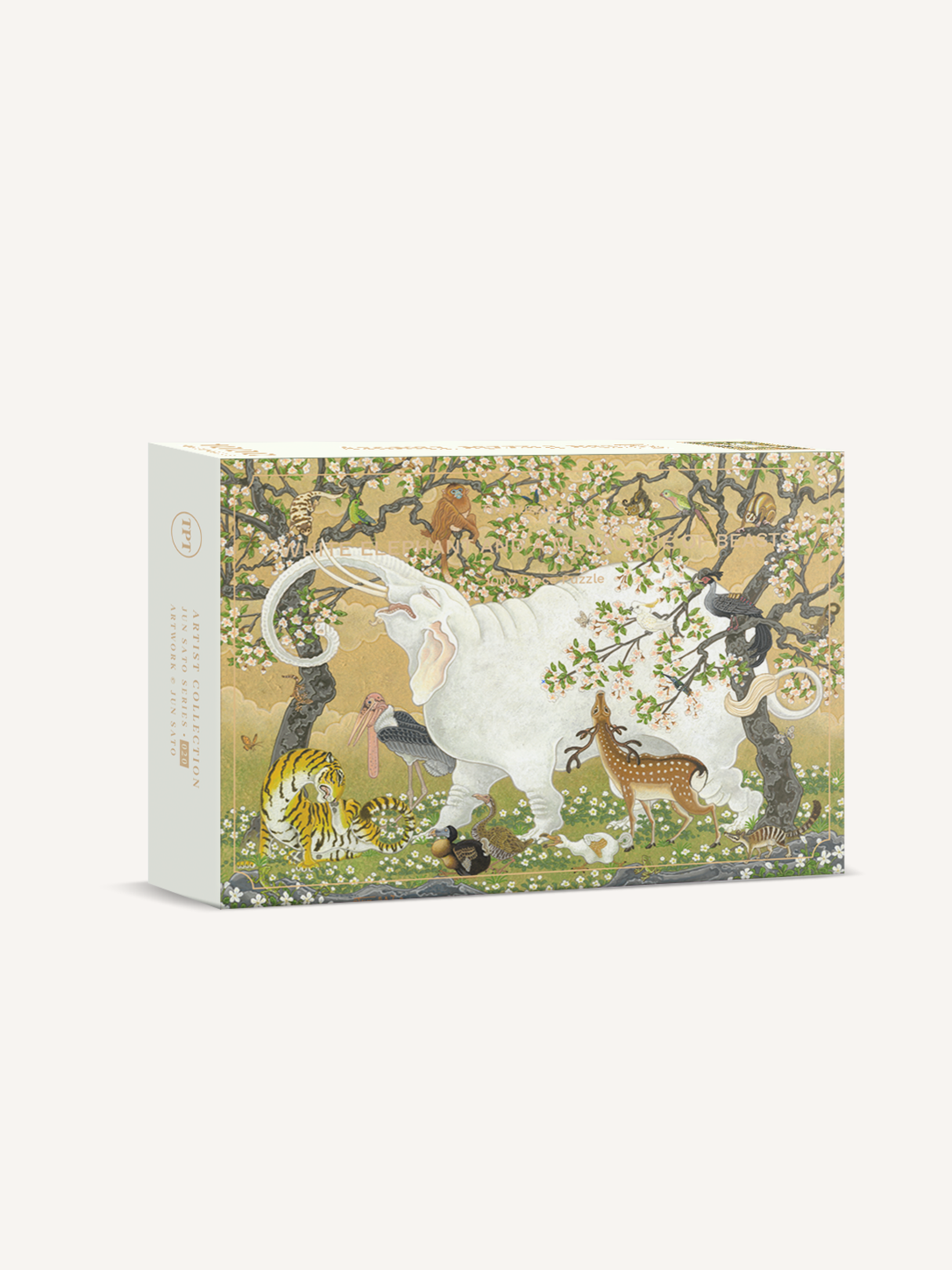White Elephant and a Menagerie of Beasts 1000 Piece Jigsaw Puzzle | The Puzzle Theory