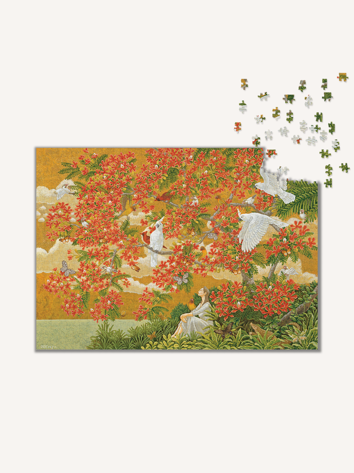 Flame Tree 1000 Piece Jigsaw Puzzle | The Puzzle Theory