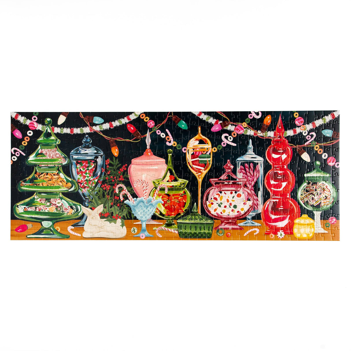 Candy Jars Panoramic 400 Piece Jigsaw Puzzle | 1Canoe2